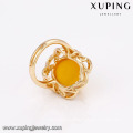 14753 xuping jewelry graceful18k gold plated fashion artificial gemstones finger ring for lady